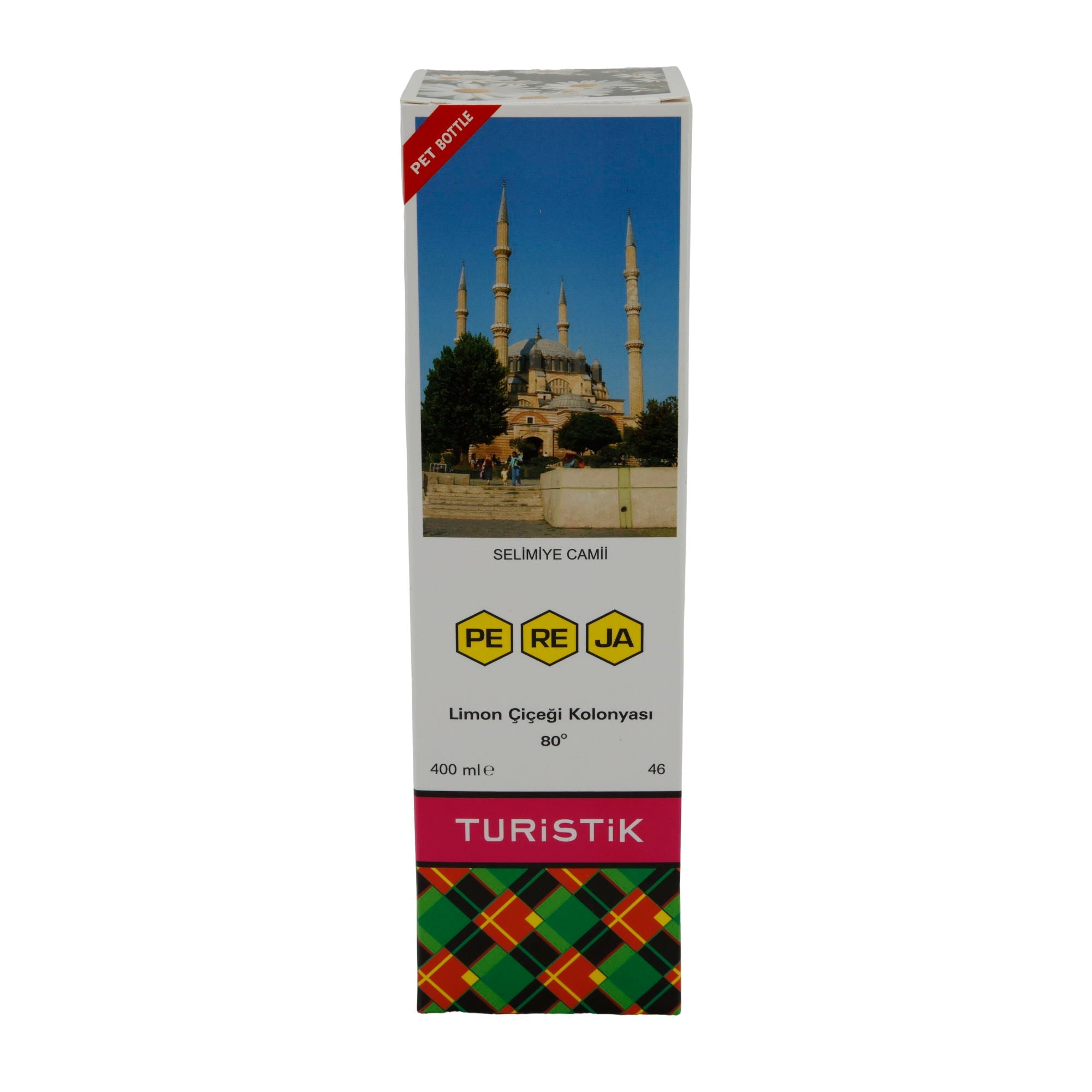 Kolonya Pereja | Kolonya | Limon 80° (Touristik Edition) | 400 ml PEREJA